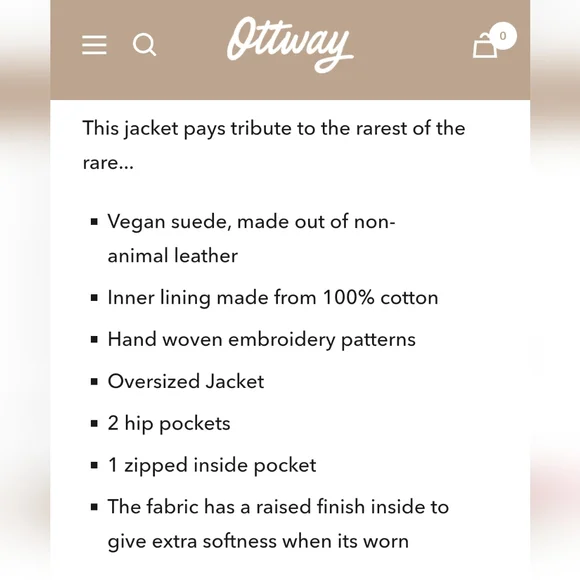 Tan and Brown Women's Jacket - Picture 15 of 16